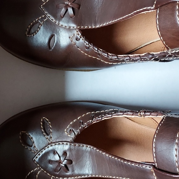 SM New York Vintage Retro T-Strap Wedges - Picture 8 of 10